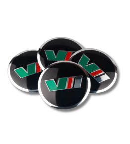 4 Stück x 56mm ŠKODA VII METALL Aufkleber Felgen LOGO Radkappen Embleme