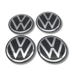 4 Stück x 70mm VW METALL Aufkleber VOLKSWAGEN Felgen NEU LOGO Radkappen Embleme