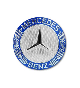 Blau Lorbeerkranz Mercedes Benz Embleme Felgendeckel Nabenkappen Logo Aufkleber 56-75mm