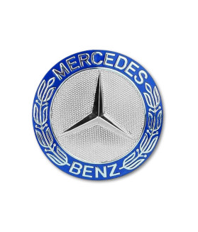 Blau Lorbeerkranz Mercedes Benz Embleme Felgendeckel Nabenkappen Logo Aufkleber 56-75mm
