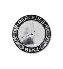 Schwarz Lorbeerkranz Mercedes Benz Embleme Felgendeckel Nabenkappen Logo Aufkleber 56-75mm